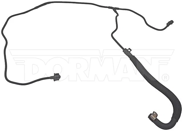 626-651 – DORMAN Heater Hose, OE Replacement Black Plastic/ Rubber With Clamps
